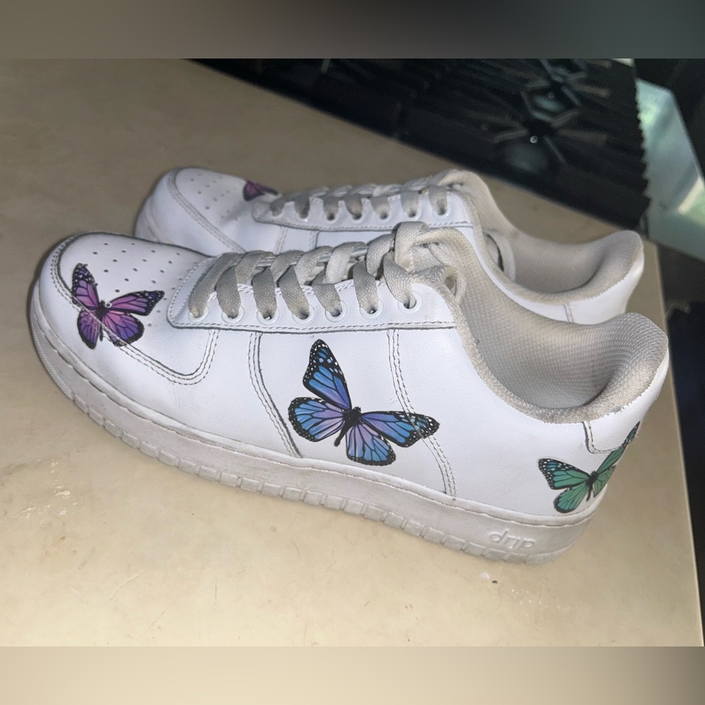 2 Pair Drip Creation Custom Nike Af1 Style Sneake… - image 4